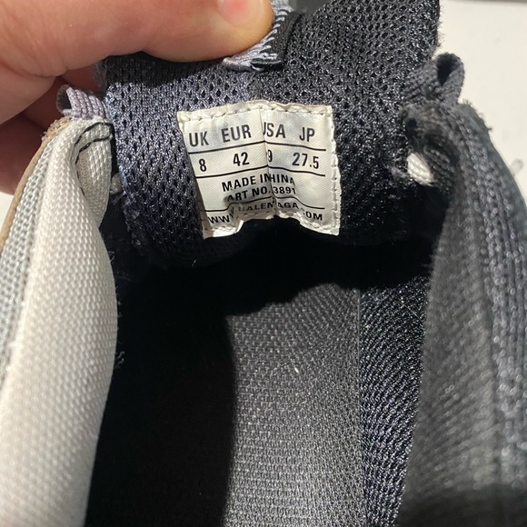 Balenciaga triple S black grey two tone fabric sneaker no box - Picture 3 of 10